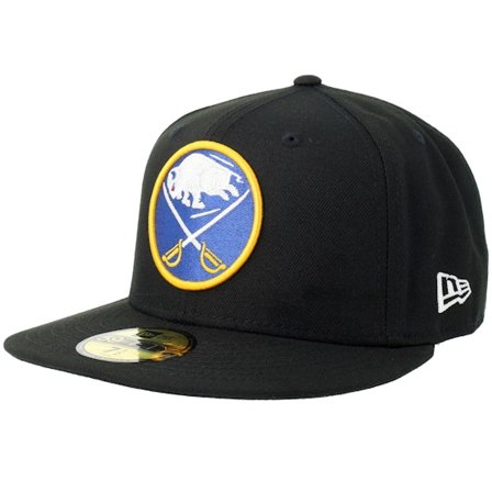 New Era - NHL Noir fitted Casquette - Buffalo Sabres 59FIFTY Black Fitted @ Hatstore