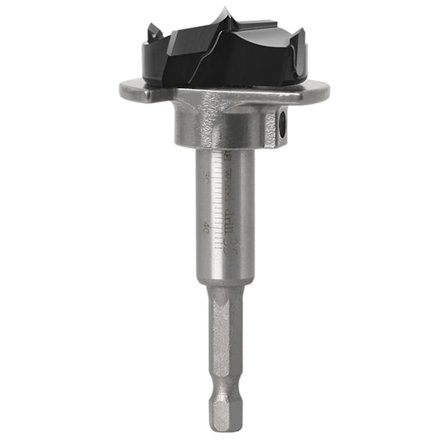 35mm treskjær Forstner bit hullåpner justerbar dybde sekskantet håndtaksbor