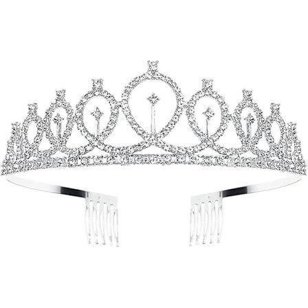 Bryllupstiara Brud Tiara Krystal Rhinestones Tiara Krone Med Kam Til Brud