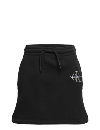 Monogram Off Placed Skirt Black Calvin Klein