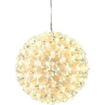 100 LED Lys Kugle Varm Hvid Juledekorationer Kugle Julelys Ca. 15 Cm-lingling}