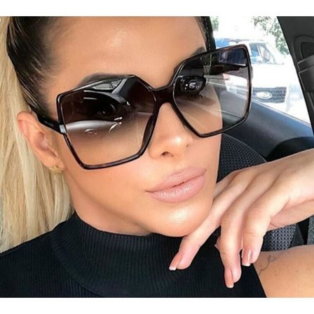 OVERSIZED Sunglasses YOUR SAINT Women Lady Flat Top Big Huge Sunnies Gafas SHADZ
