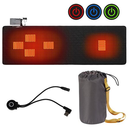 Opvarmet sovepose smart genopladelig bærbar opvarmet sovepose vandtæt udendørs camping sovepose