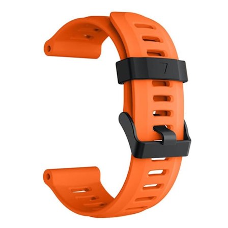 Garmin Fenix 5X / Fenix 3 silikoninen ranneke - Oranssi