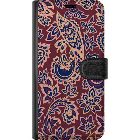 Kompatibelt Lommeboketui til Motorola Motorola Moto G15 Power Paisley boho mønster indisk mønster vintage blomster orientalsk ornament retro tekstil