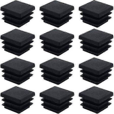 40 Stk. 20 mm x 20 mm Plastik Firkantrørs Endestykker til Møbler SZRH A-R1701