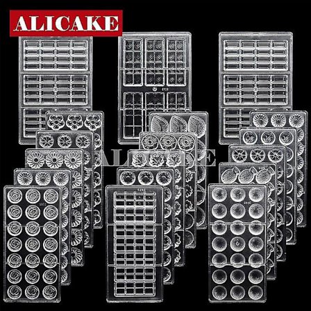 Polycarbonat Chokoladeform Candy Bar Bakke Kageform