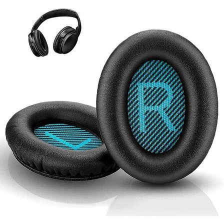 Qc35 Vaihtokorvatyynyt Bose - Qc35, qc35ii Vaihtokuulokkeiden pehmuste - Yhteensopiva Quiet Comfort35, qc25, qc35ii, qc15, ae2, ae2i -mukavien ja