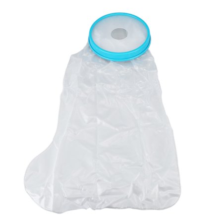 Vanntett gjenbrukbart leggbeskyttelse for voksne for kne, fot, ankel, sår, dusj og badebeskyttelse