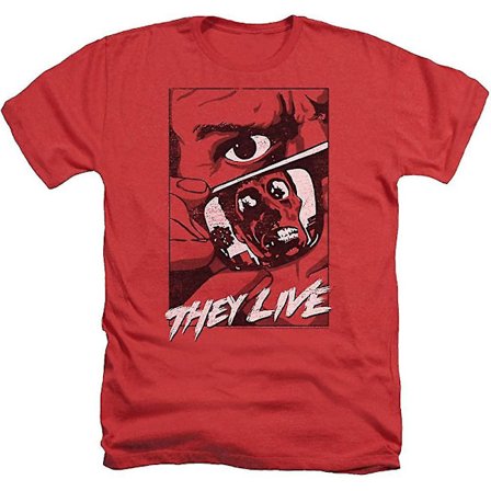 De lever Sci-fi skräck Komedi Film Grafisk affisch Vuxen Heather T-shirt Tee