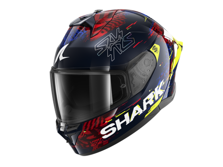 Casque Intégral Shark Skwal Cup Speed-Vib Bleu/Rouge/Jaune XL