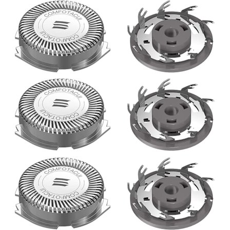 Vaihtoterät Philips Aquatouch -parranajokoneeseen, 3 kpl, teräpäät yhteensopivat 1000-, 2000-, 3000-, 5000-sarjan ja mallien AT8xx/AT7xx/P kanssa