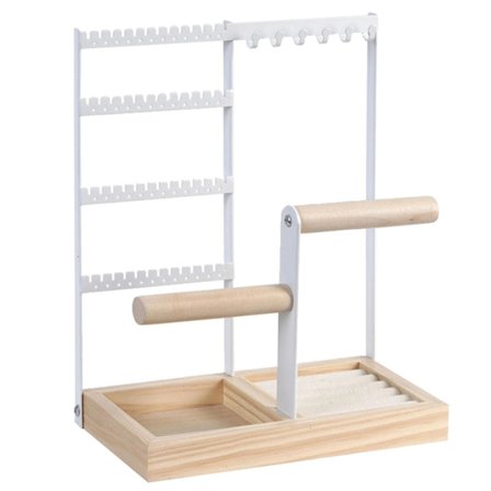 Smykkeorganisator med stativ og fire lag