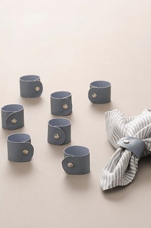 Jotex - Servettring 8-pack Ljusblå LUNI - Köp Kökstillbehör hos Jotex