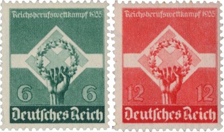 Tyske Rige 1935 - MICHEL 571-72 - Postfrisk