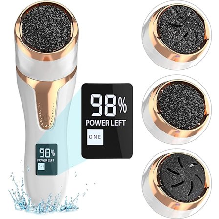 Elektrisk förhårdnadsborttagare, laddningsbar fotvård Elektrisk fotfil