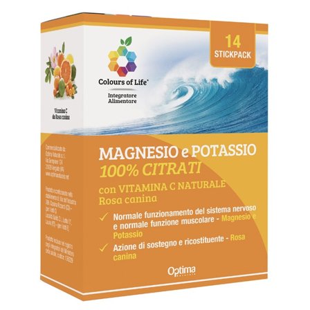Colours Of Life Magnesio E Potassio 100% Citrati Con Vitamina C