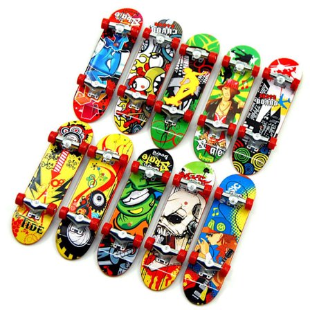 10 stk. Finger Skateboard Legetøj Fingerboards Fingers Legetøj til Skateboa