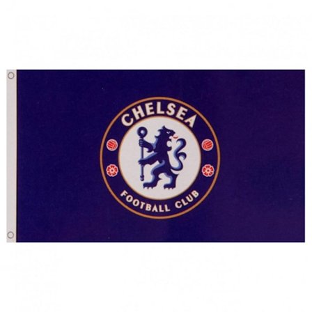 Chelsea FC Core Crest Flag One Size blå
