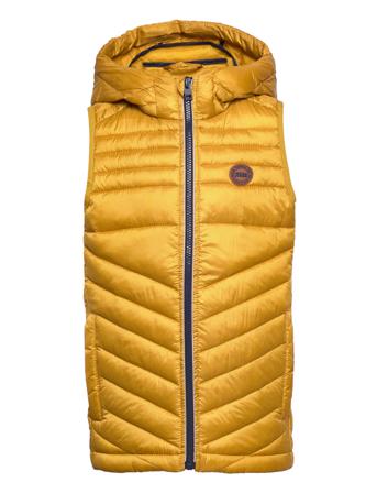Jjehero Bodywarmer Hood Sn Jnr Yellow Jack & J S