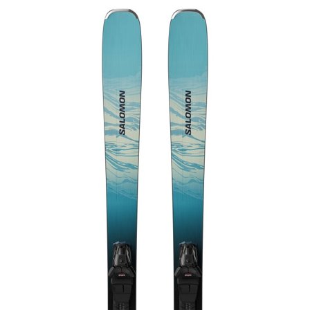 Salomon - All-Mountain-skipakke kvinner Stance 80 (and M10) - Alaskan Blue / Porcelain / Lime Cream