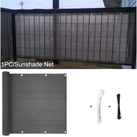 90 x 500 cm, Rullgardin Vertikal Markis Solskydd för Balkong Terrass