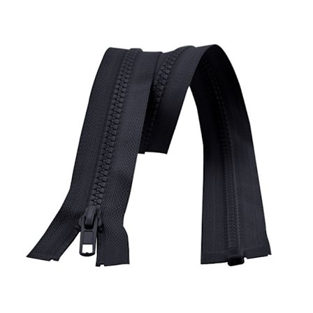 Dragkedja 60cm Delbar - Svart - DIY Svart