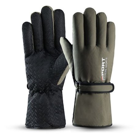 1Par Skidhandskar Thermal GRÖN