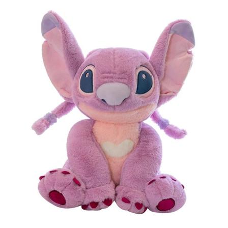 Lilo Stitch Bean Plush Angel Toy Fylt Dyr Alien Dukke Leke for Fan's Barnegave 18 Inches
