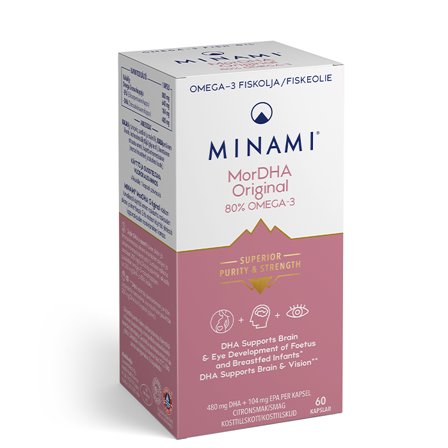 Minami Nutrition Omega-3 MorDHA Orginal 60 kapslar