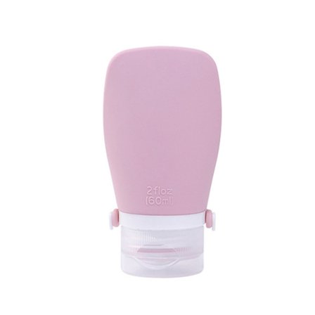 60/90 ml silikon reiseflaske konisk kosmetisk oppbevaring påfyllbar lotionflaske dusjsåpe sjampo tom beholder