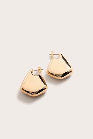 Kappahl | Grube kolczyki | Złoty