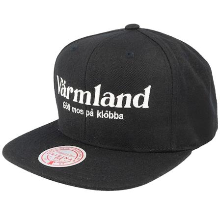 Iconic - Černá snapback Kšiltovka - Värmland Gôtt Mos På Klôbba Black Snapback @ Hatstore
