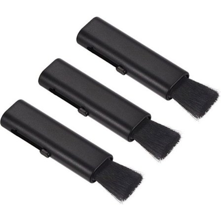 Tastaturrengjøringsbørste, sett med 3 mini teleskopiske børster med vindussporrenser, for datamaskintastaturer
