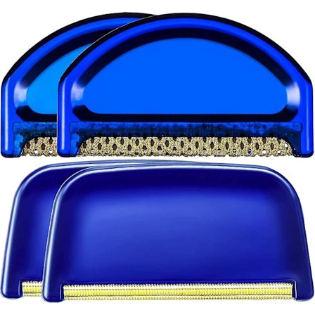 4 kpl Villakoita Kammat Villakankaan Parranajaja ja Kashmir Kampa Villakampa Puhdistustyökalut Poistaa Pillerit, Nukkaa Ja Lintua Vaatteista (sininen)