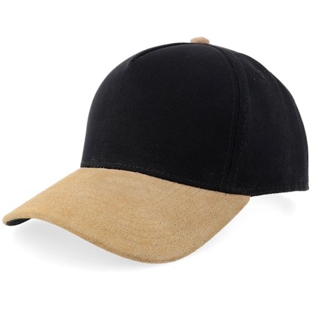 Equip - Black Canvas/Taipu Suede A-frame Adjustable Adjustable Black Cap - @ Hatstore