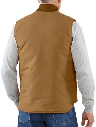 Carhartt Workwear Carhartt M's Insulated Rib Collar Vest Carhartt Brown