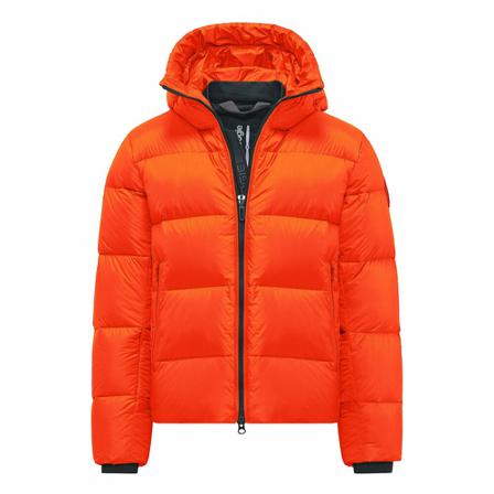 BomBoogie, Puffy down jacket in Micro-Ripstop Nylon - Helsinki Down Jacket Pomarańczowy, Mężczyzna, Rozmiar: L
