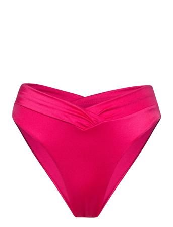 Grenada Cheeky Hw Swimwear Bikinis Bikini Bottoms High Waist Bikinis Rosa Hunkemöller*Betinget Tilbud