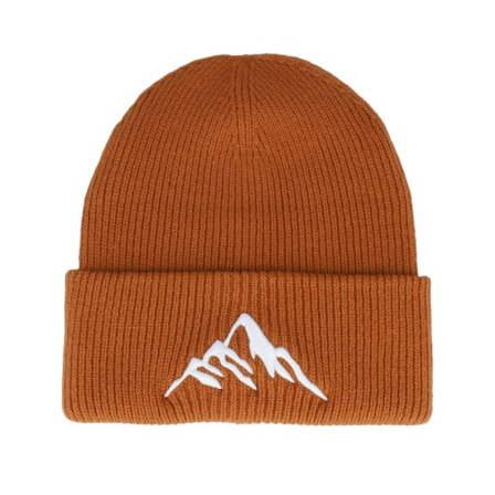Wild Spirit - Orange cuff Beanie - Mountain 3d Pumpkin Soft Deep Cuff @ Hatstore