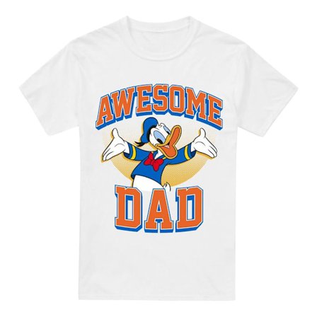 Disney Herr Fantastisk Pappa Kalle Anka T-Shirt XXL Vit