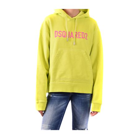 Dsquared2 Hoodies , Geel , Dames , Maat: S