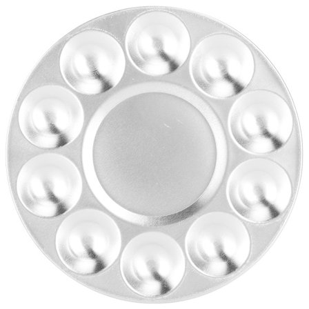 10-lokeroinen alumiininen maalauspaletti keramiikkatyökalut taidetarvikkeet askartelukokoelmaan