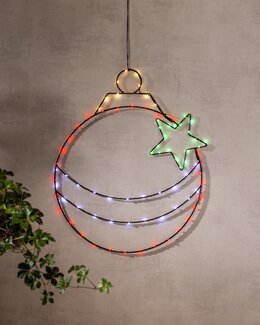 Star Trading Siluett X-Mas Bulb Multi