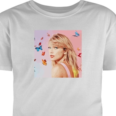 Barn T-shirt Taylor Swift Fjärillar