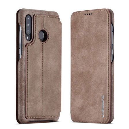 LC.IMEEKE Huawei P30 Lite retro læderetui - Kaffe