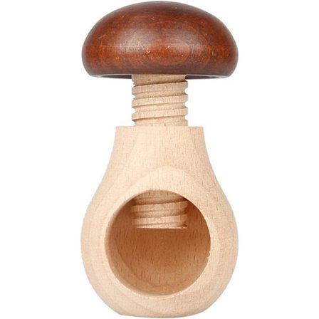 Nötknäppare-Söt Svamp-Pekan-Valnöt Öppnare-Nötknäppare-Trä