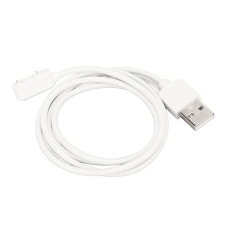 Bærbar USB-opladerkabel til Huawei 6/7 Band 6/7 - Hvid