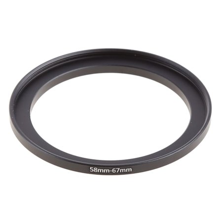 Linsadapterfilter 58mm till 67mm Filter till Digital Adapterring Metallring