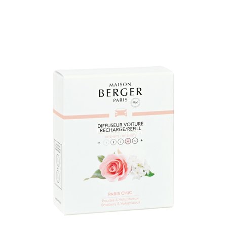 Maison Berger Paris Diffuseur Voiture Ricariche per Diffusore Auto Paris Chic - Profumo per Automobile